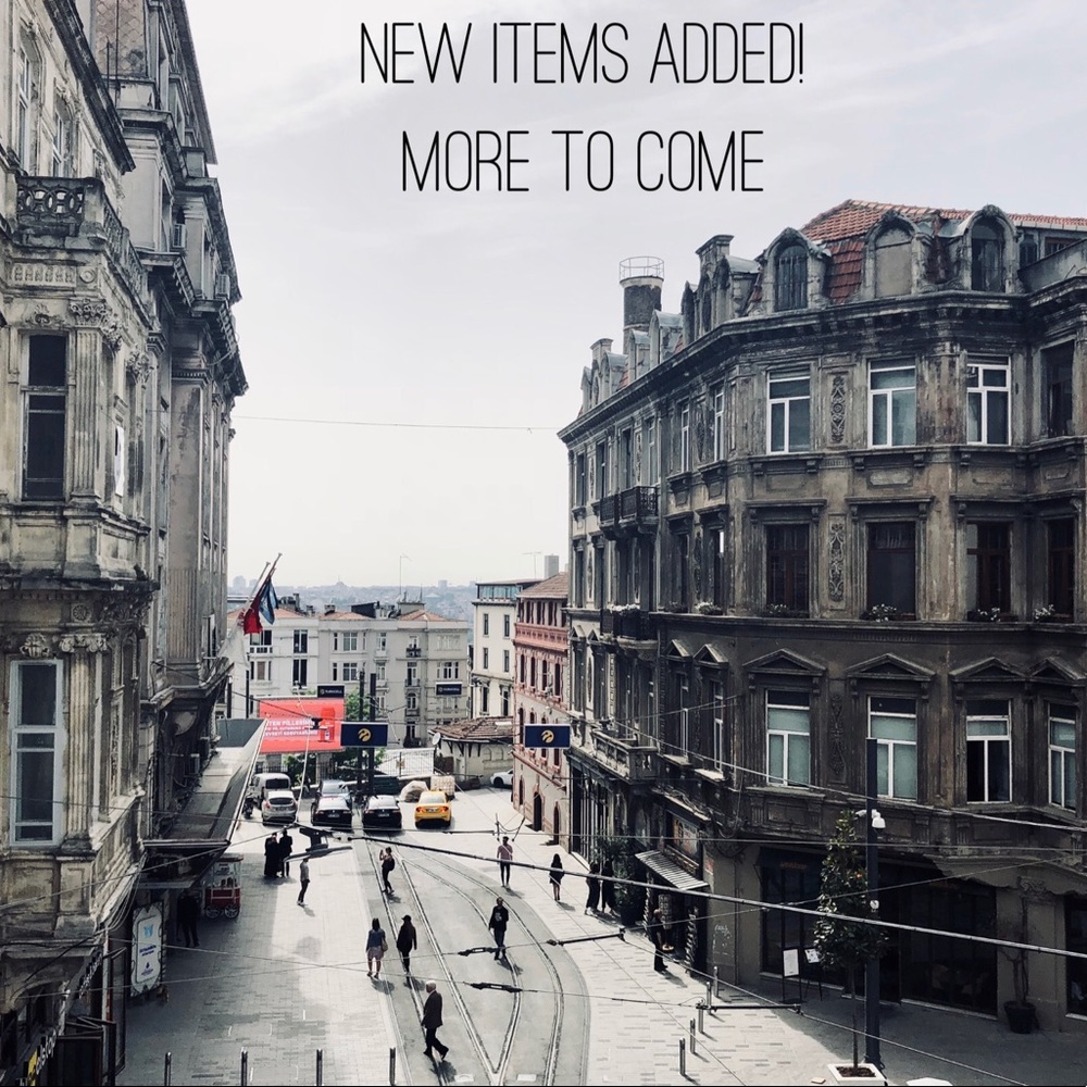 Will be adding many more items!